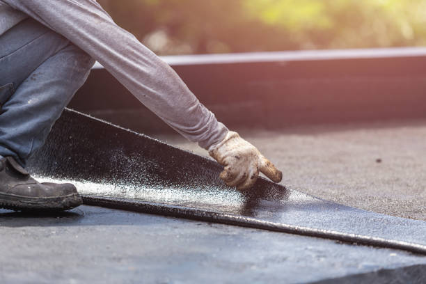 Professional Waterproofing technician working in Hortonville, WI